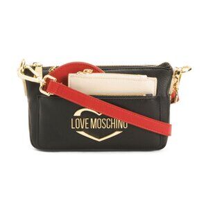 LOVE MOSCHINO Shoulder Bag With Front Pouch Pockets